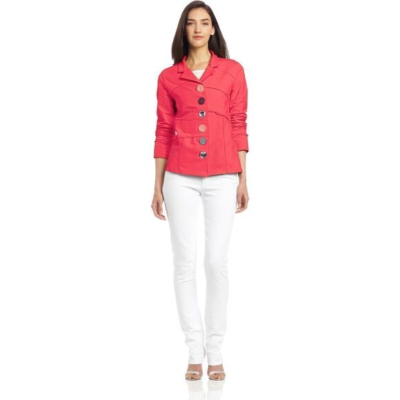 ✨Neon Buddha Button Jacket with Pockets Sz Small✨ - Picture 5 of 5